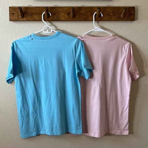 2 Pack Boy The Children's Place Blue and Pink Short Sleeve Tees - Picture 2 of 6